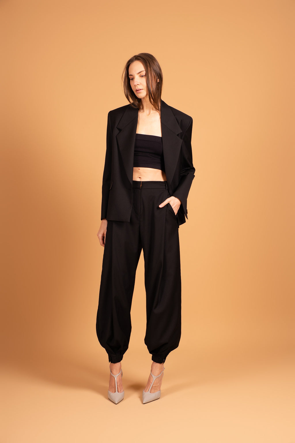 QUIET SWING TROUSER MIDNIGHT
