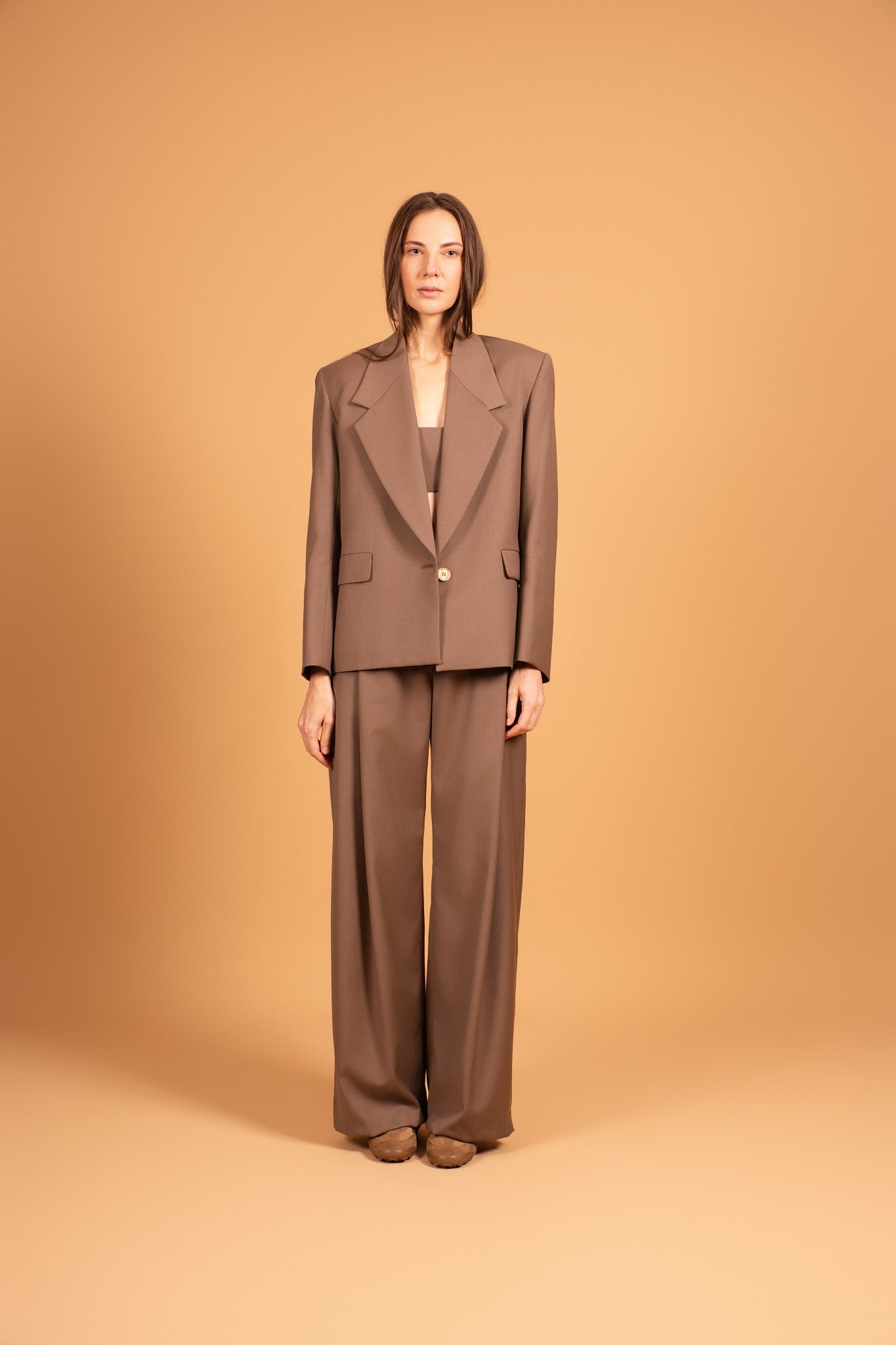 ARCHITECT BLAZER WARM TAUPE