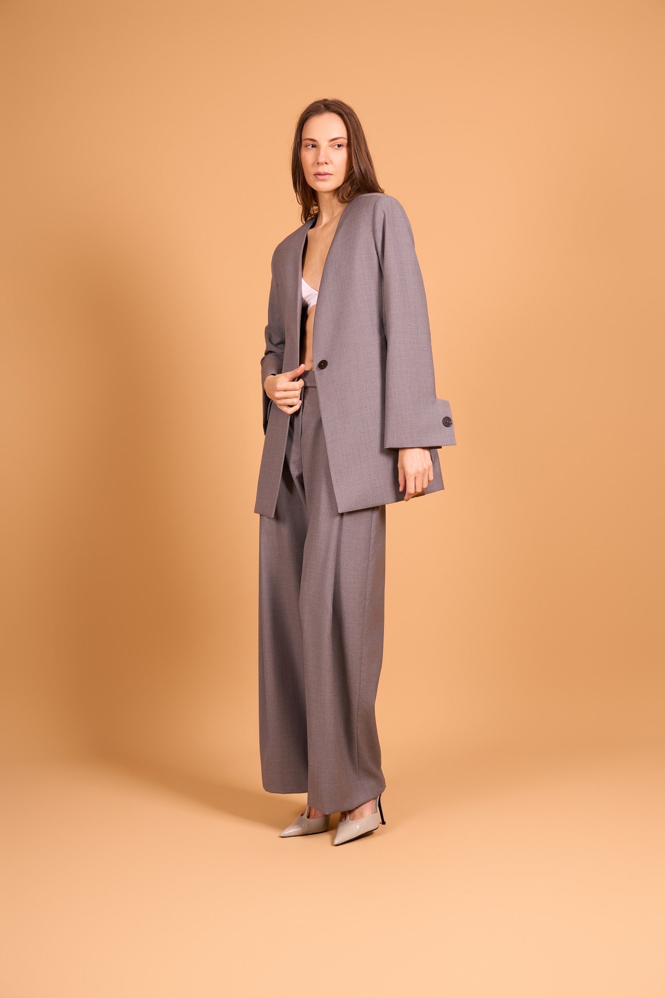 PURE LINE BLAZER STONE