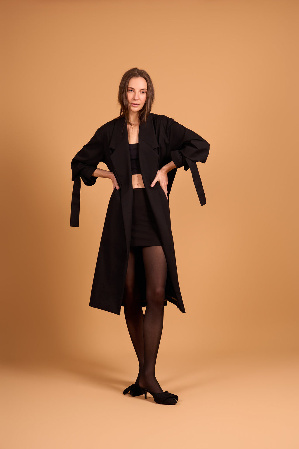 STATEMENT COAT MIDNIGHT