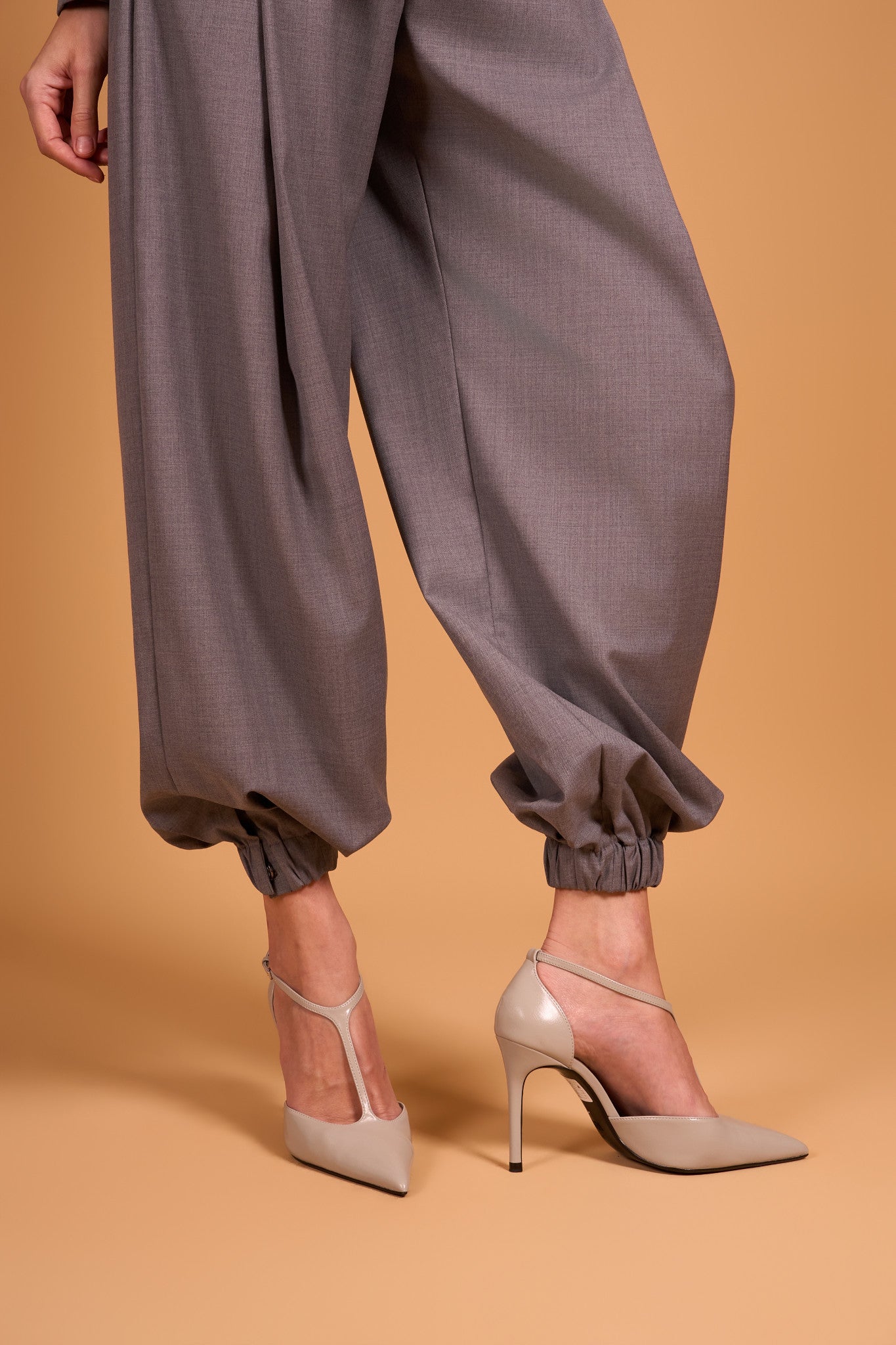 QUIET SWING TROUSER STONE