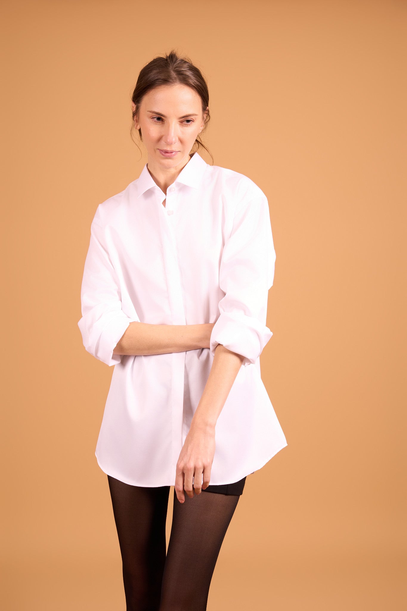 TAILORED BASE SHIRT OPTIC WHITE