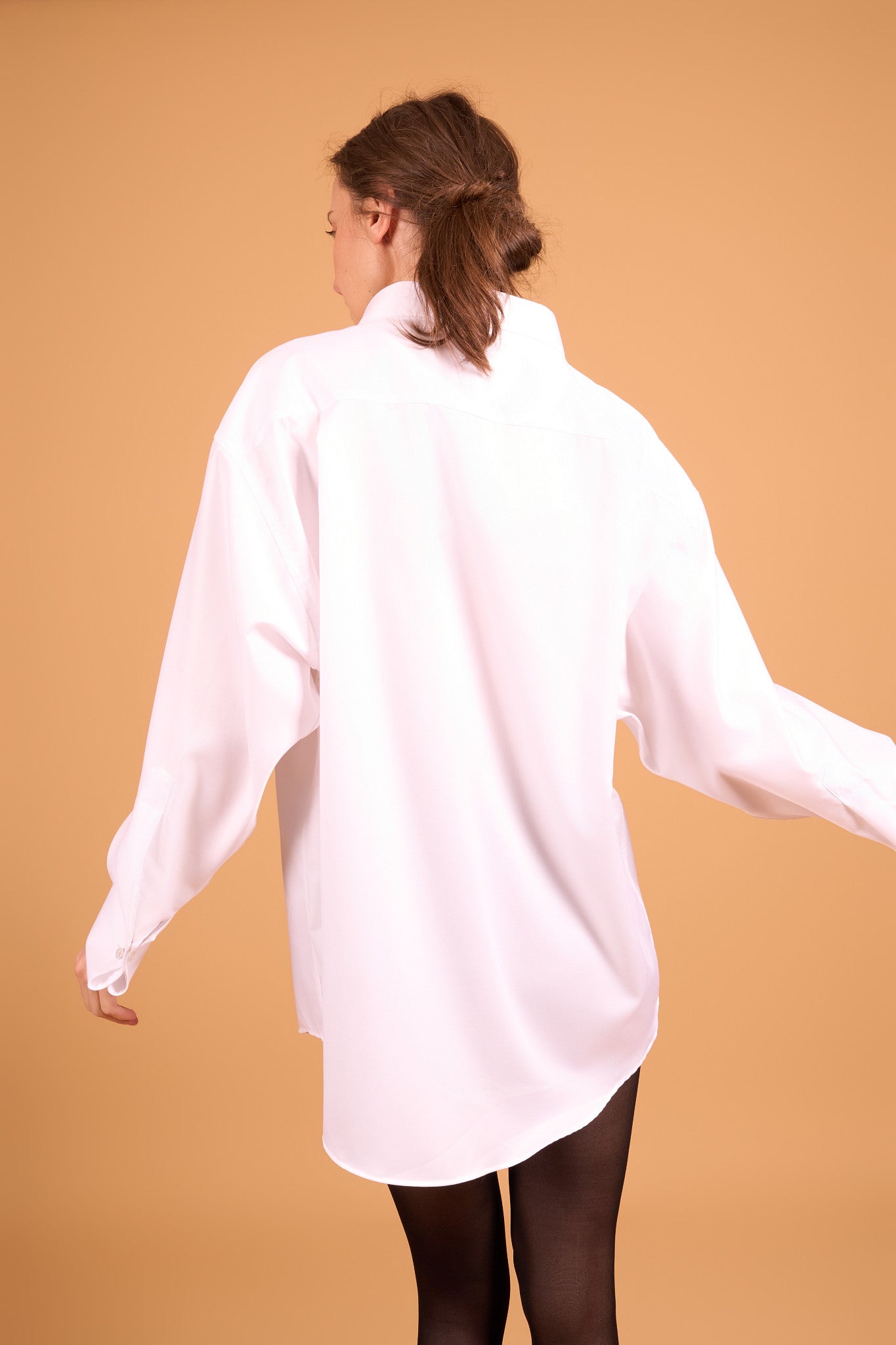 DRAMA COLLAR SHIRT OPTIC WHITE