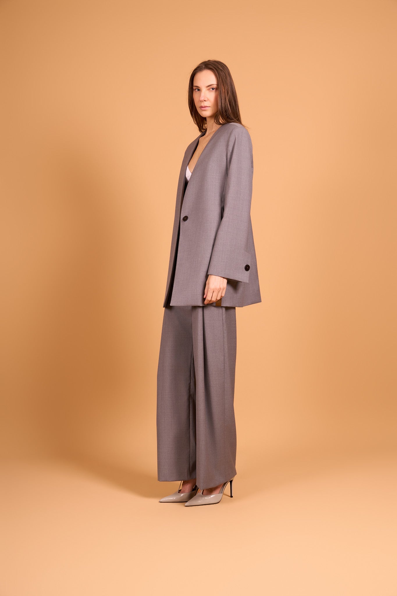 PURE LINE BLAZER STONE