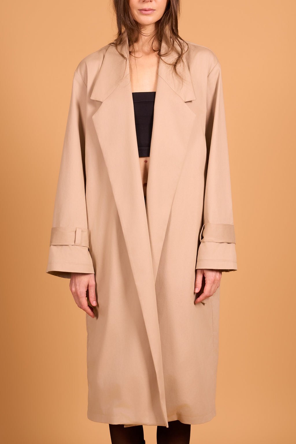 STATEMENT COAT SAND