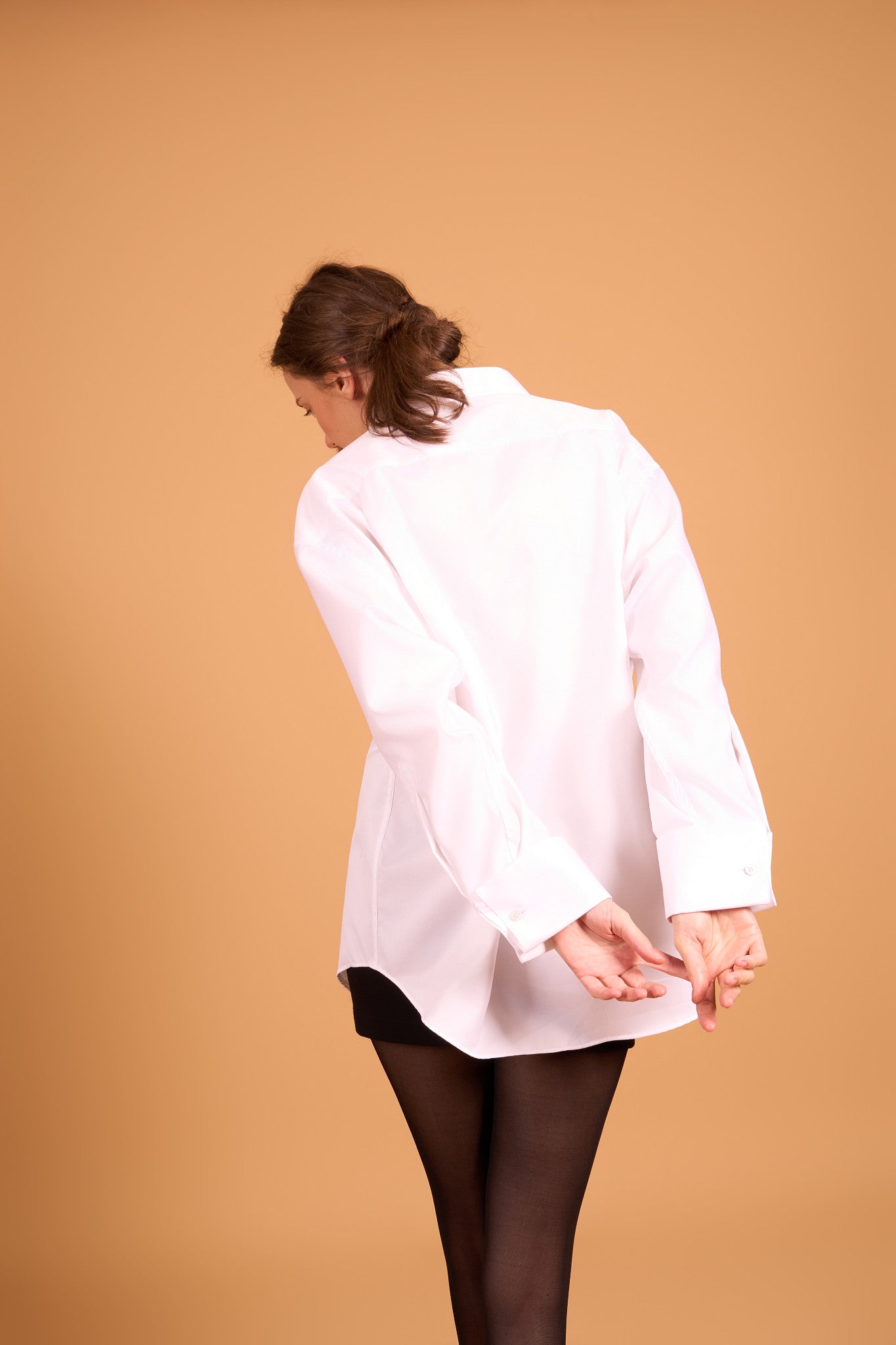 DRAMA COLLAR SHIRT OPTIC WHITE