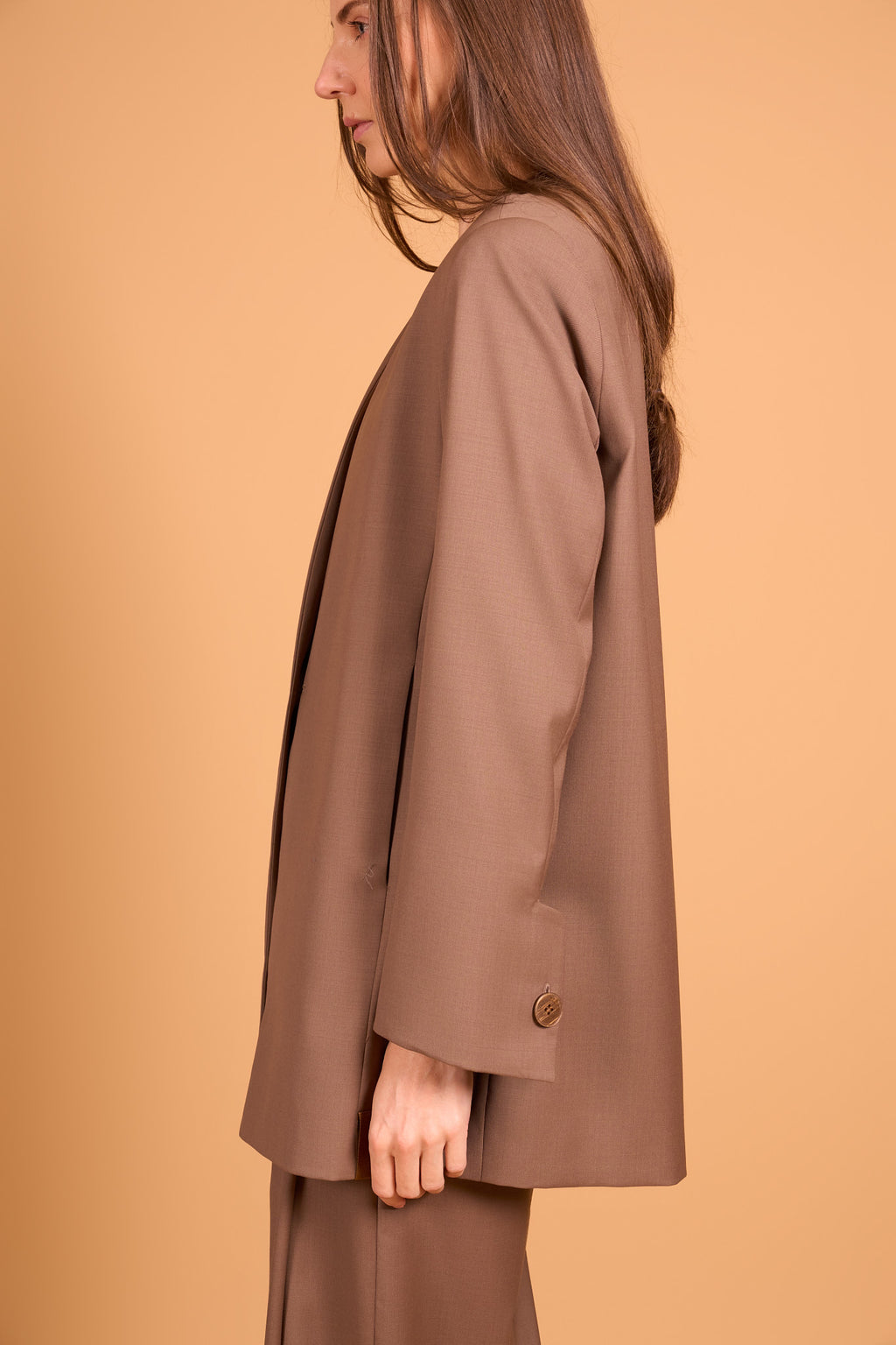 PURE LINE BLAZER WARM TAUPE