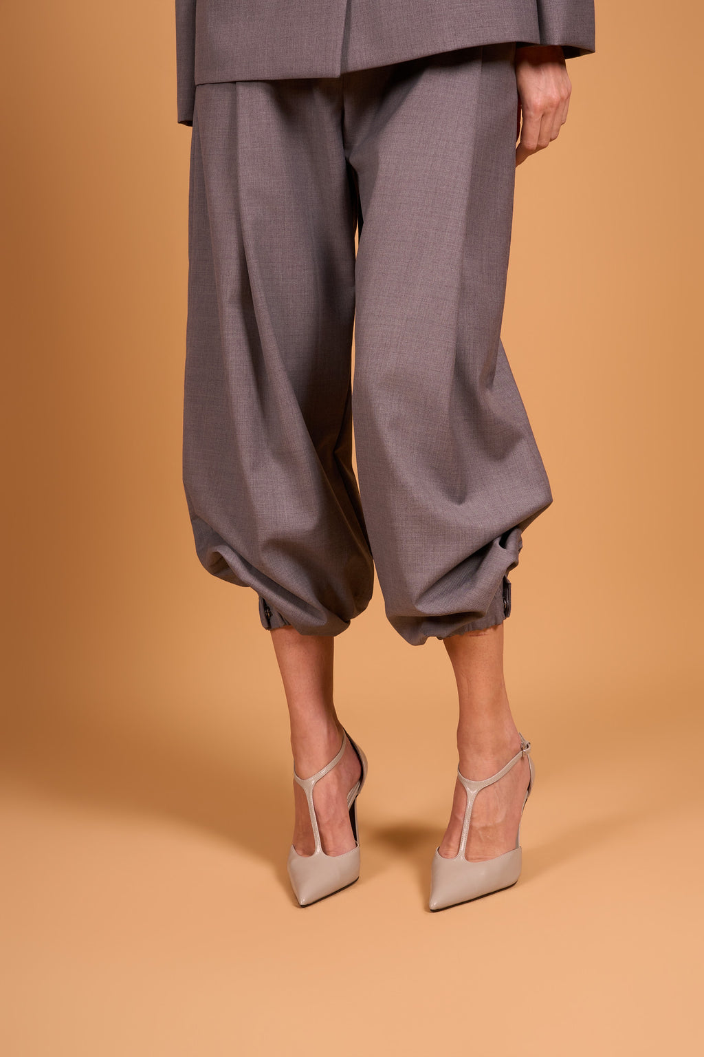 QUIET SWING TROUSER STONE