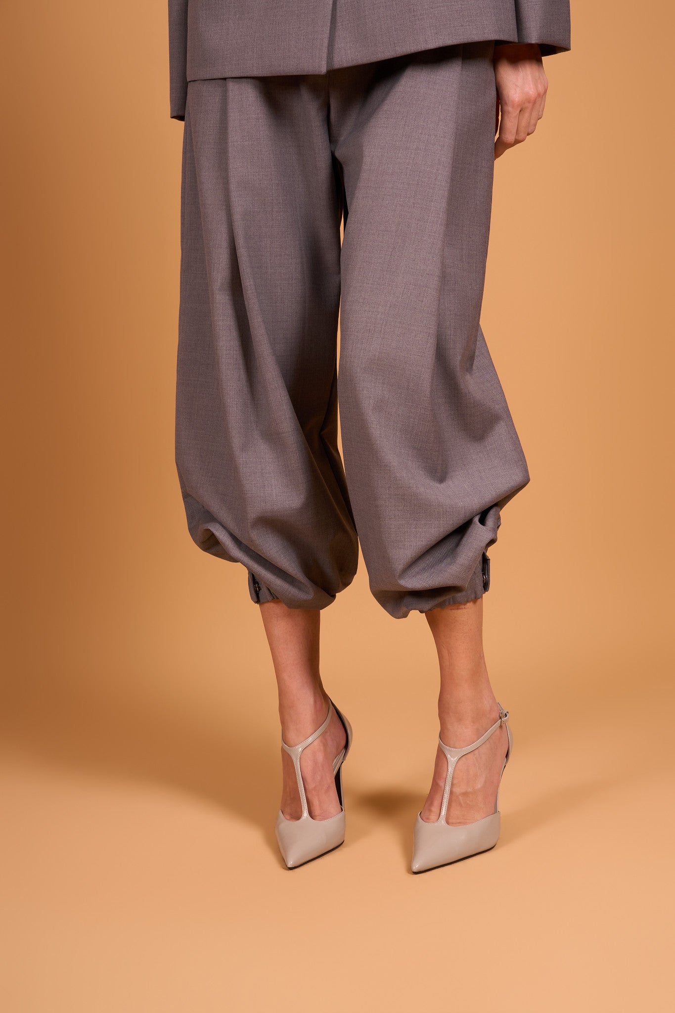 QUIET SWING TROUSER STONE