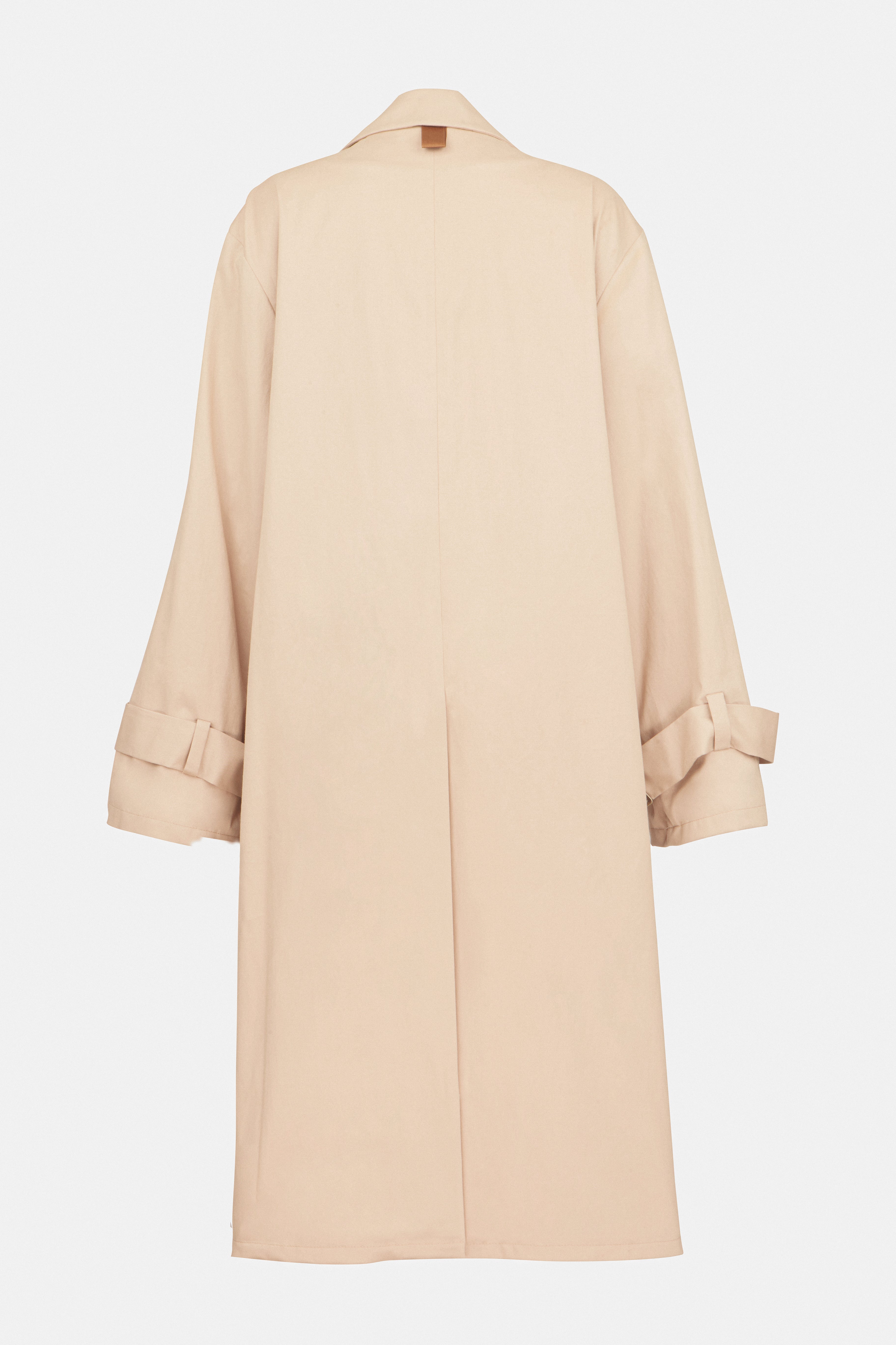 STATEMENT COAT SAND