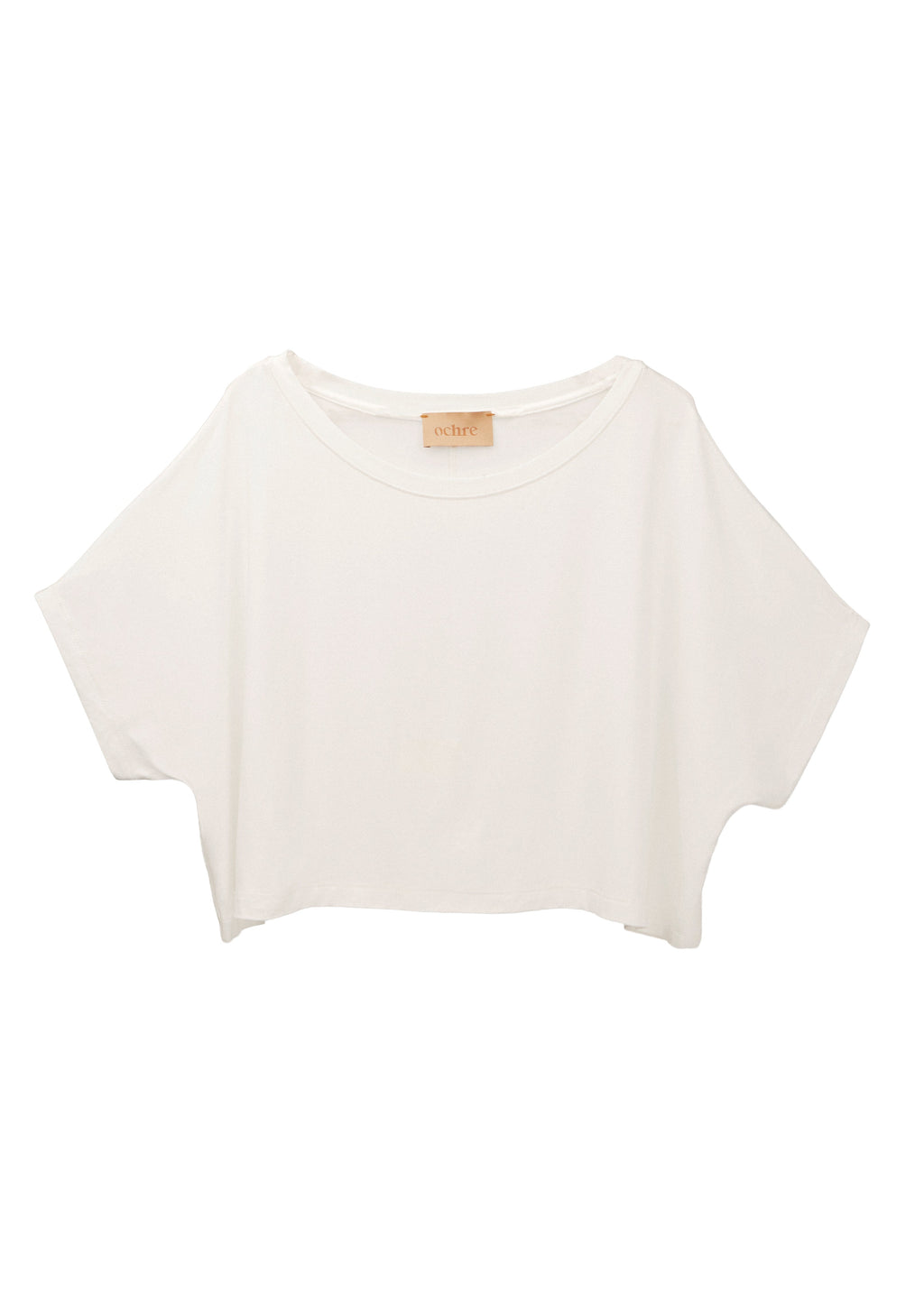 Breathe T-Shirt Off White - vista frontal en movimiento, campaña Ochre