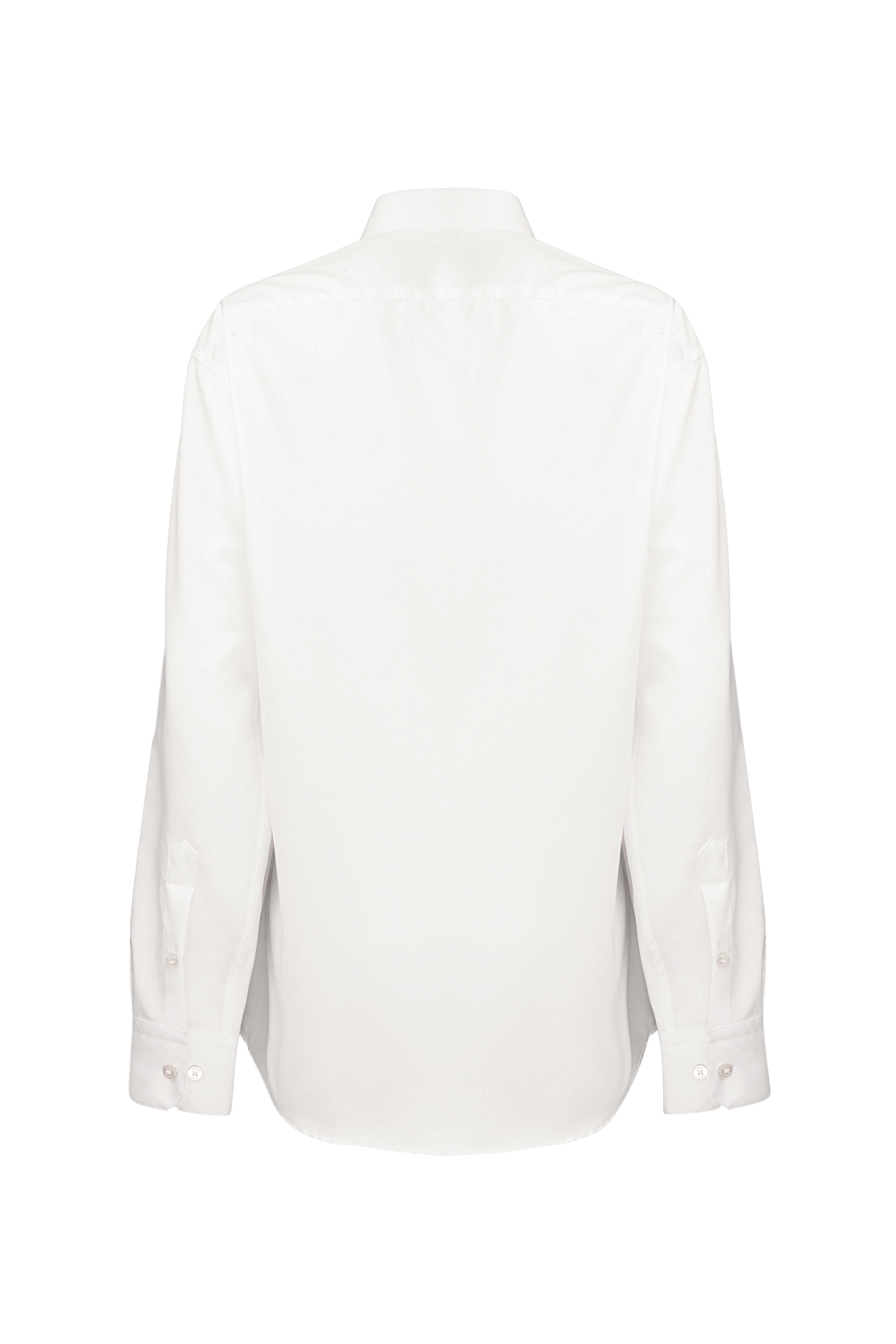 Tailored Base Shirt Optic White - vista frontal en movimiento, campaña Ochre