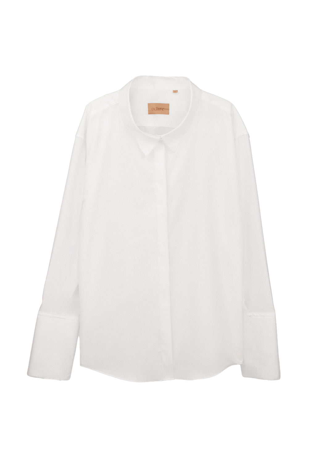 DRAMA COLLAR SHIRT OPTIC WHITE