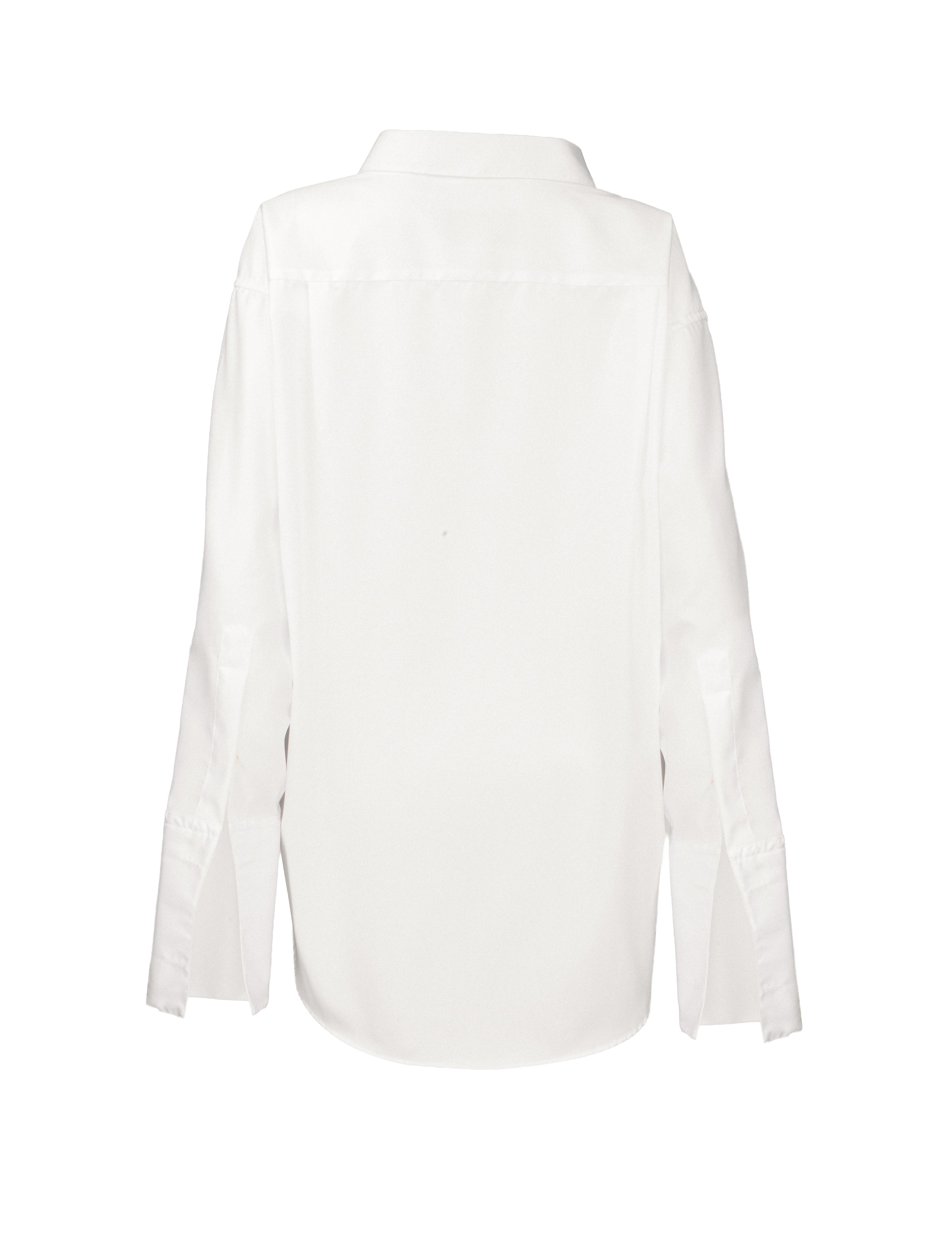 DRAMA COLLAR SHIRT OPTIC WHITE