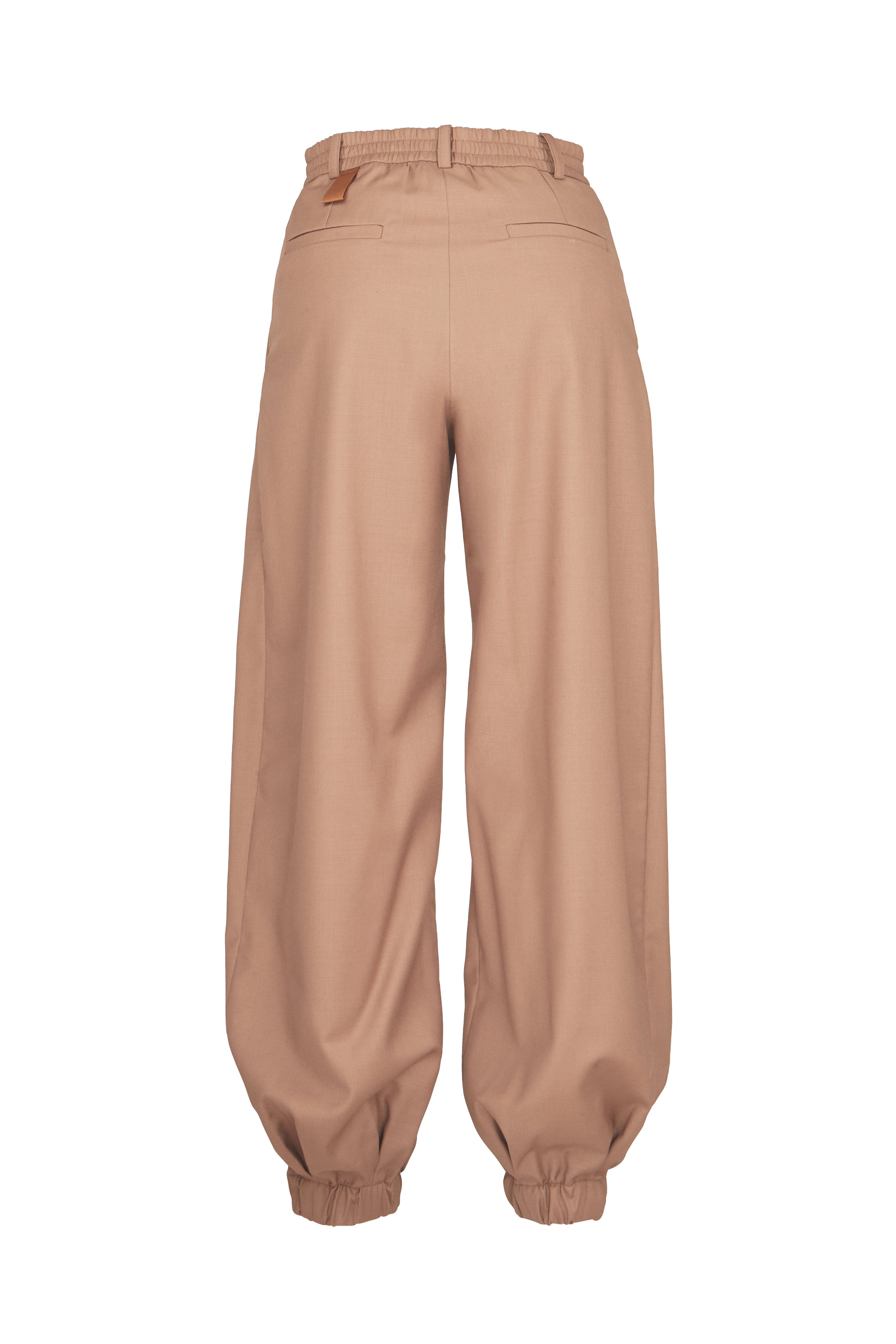 QUIET SWING TROUSER WARM TAUPE