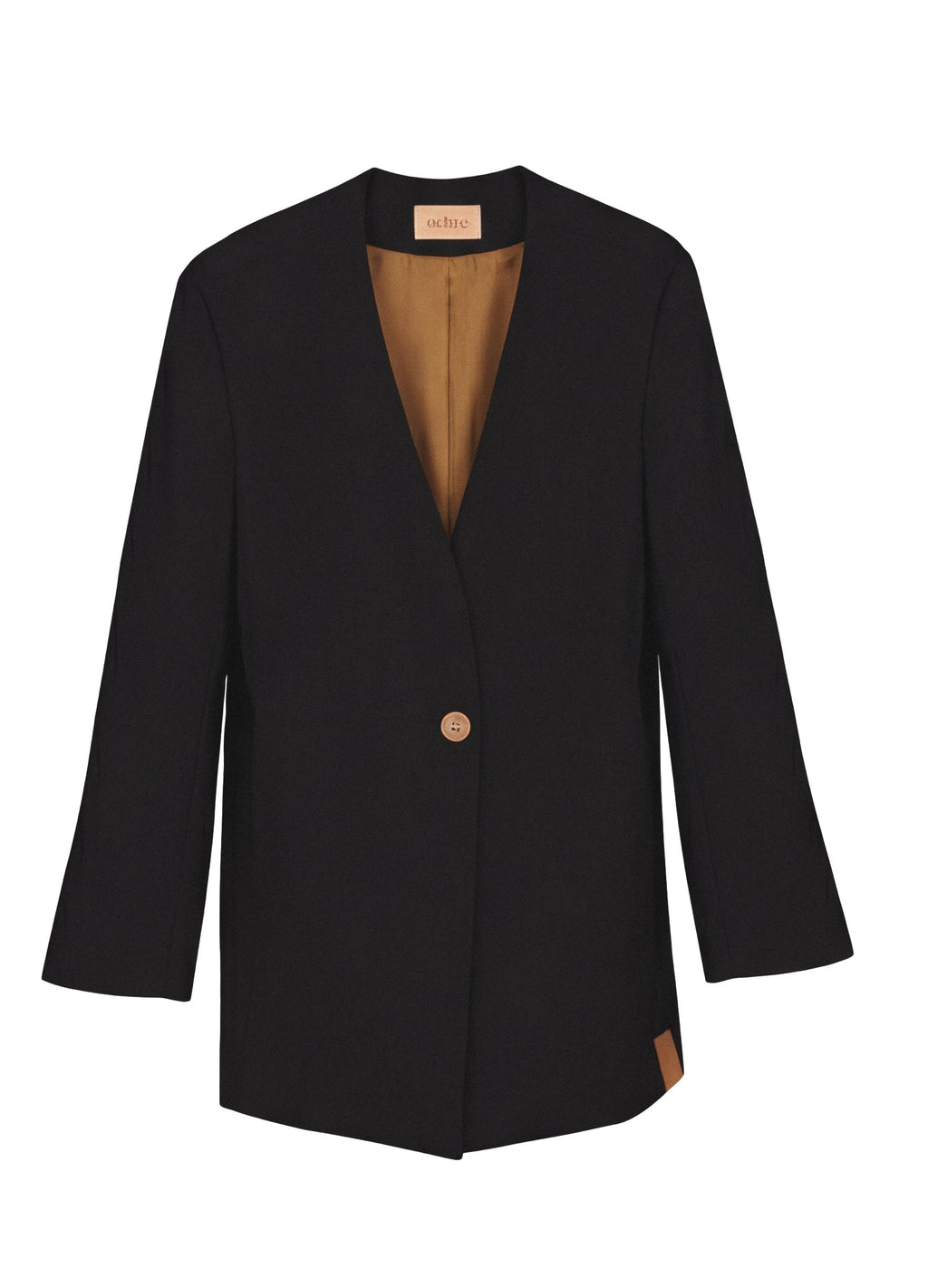 Pure Line Blazer Midnight - look editorial, blazer azul medianoche Ochre