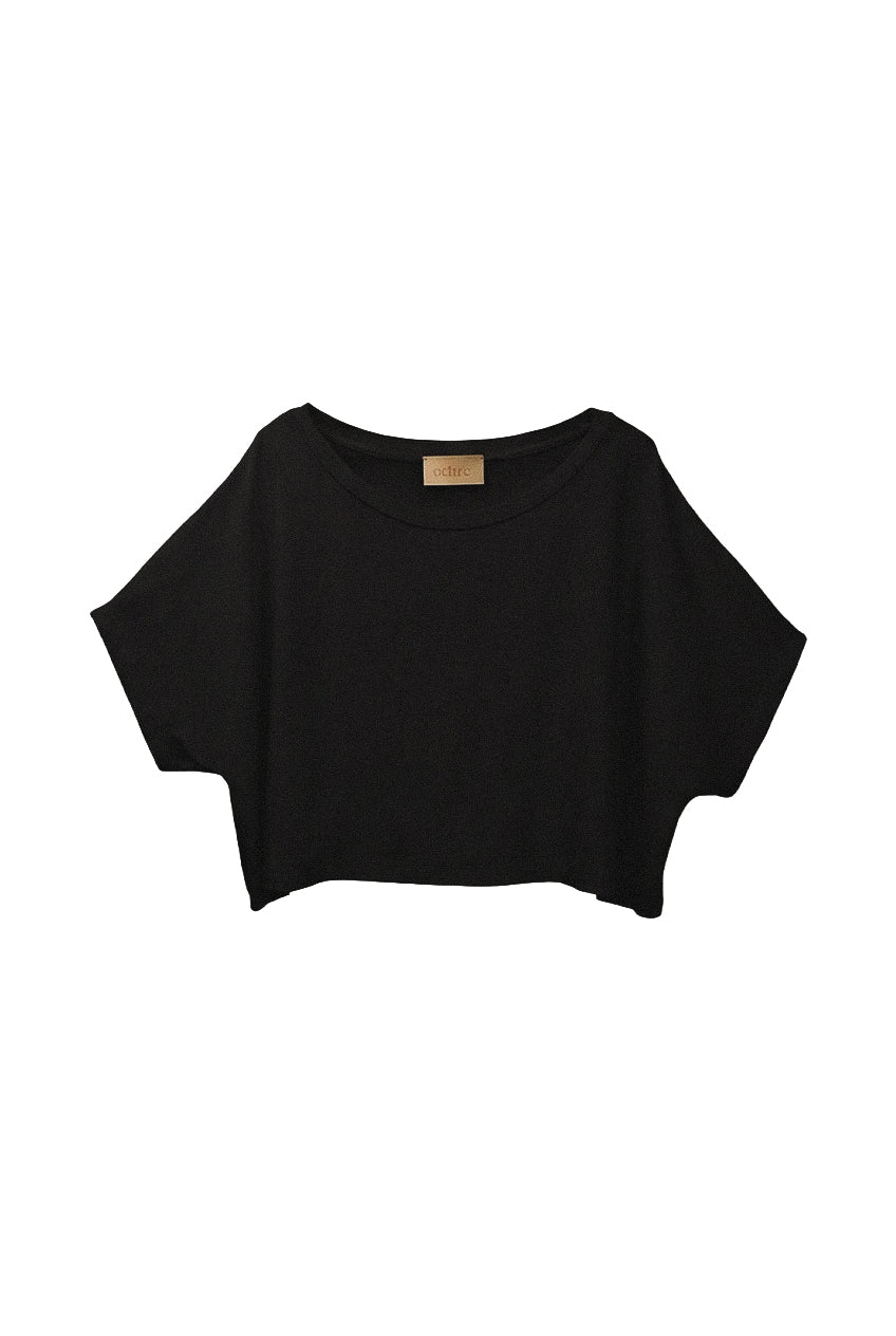 Breathe T-Shirt Midnight - look editorial, camiseta azul medianoche Ochre