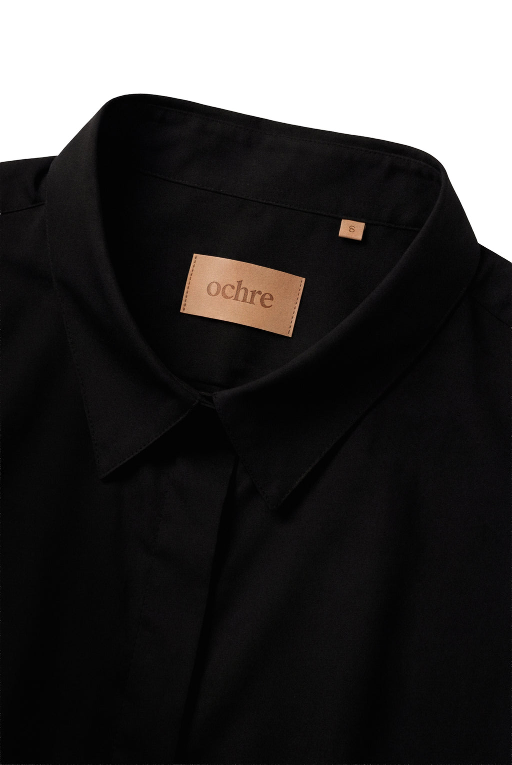 DRAMA COLLAR SHIRT YET BLACK