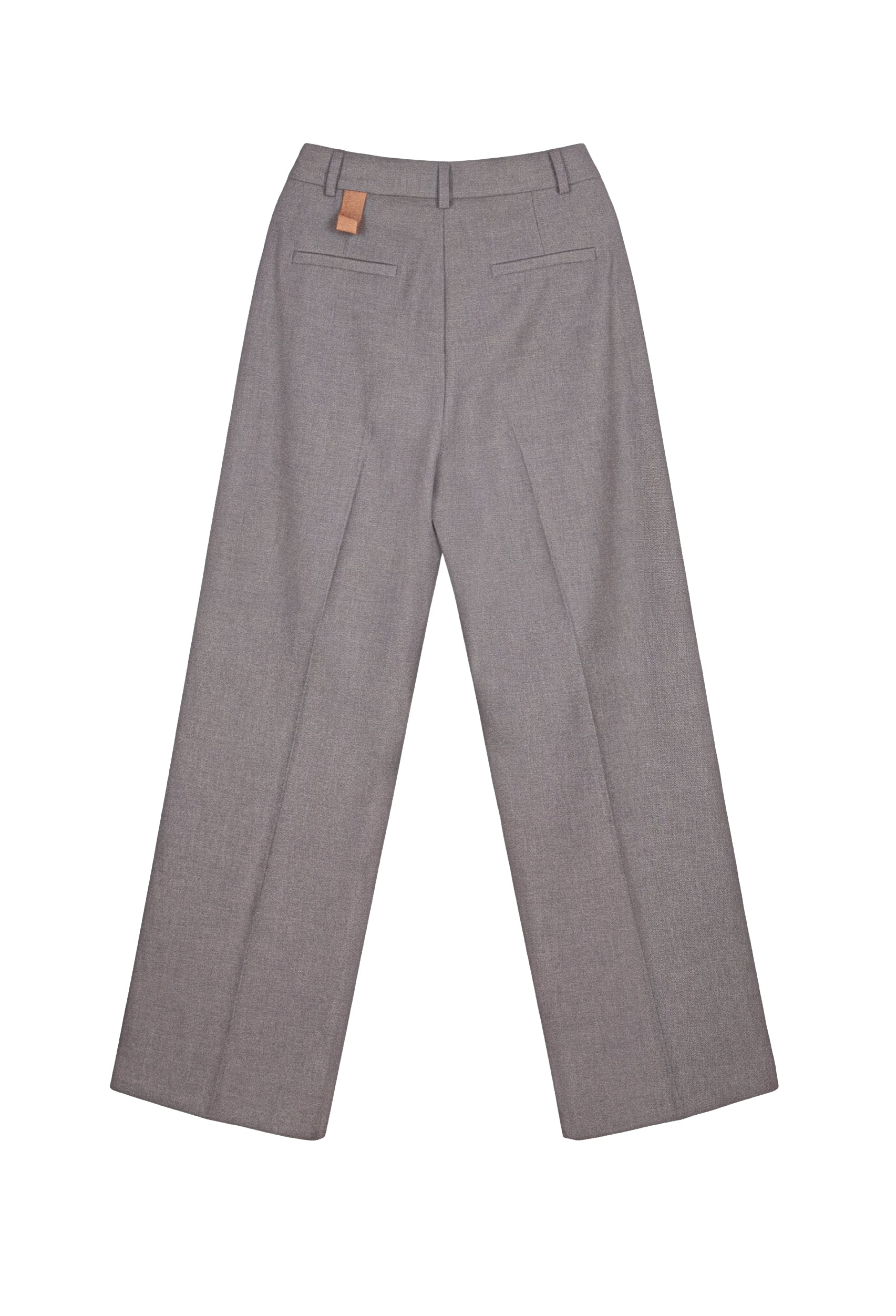 PLISSÉ FOUNDATION TROUSER STONE