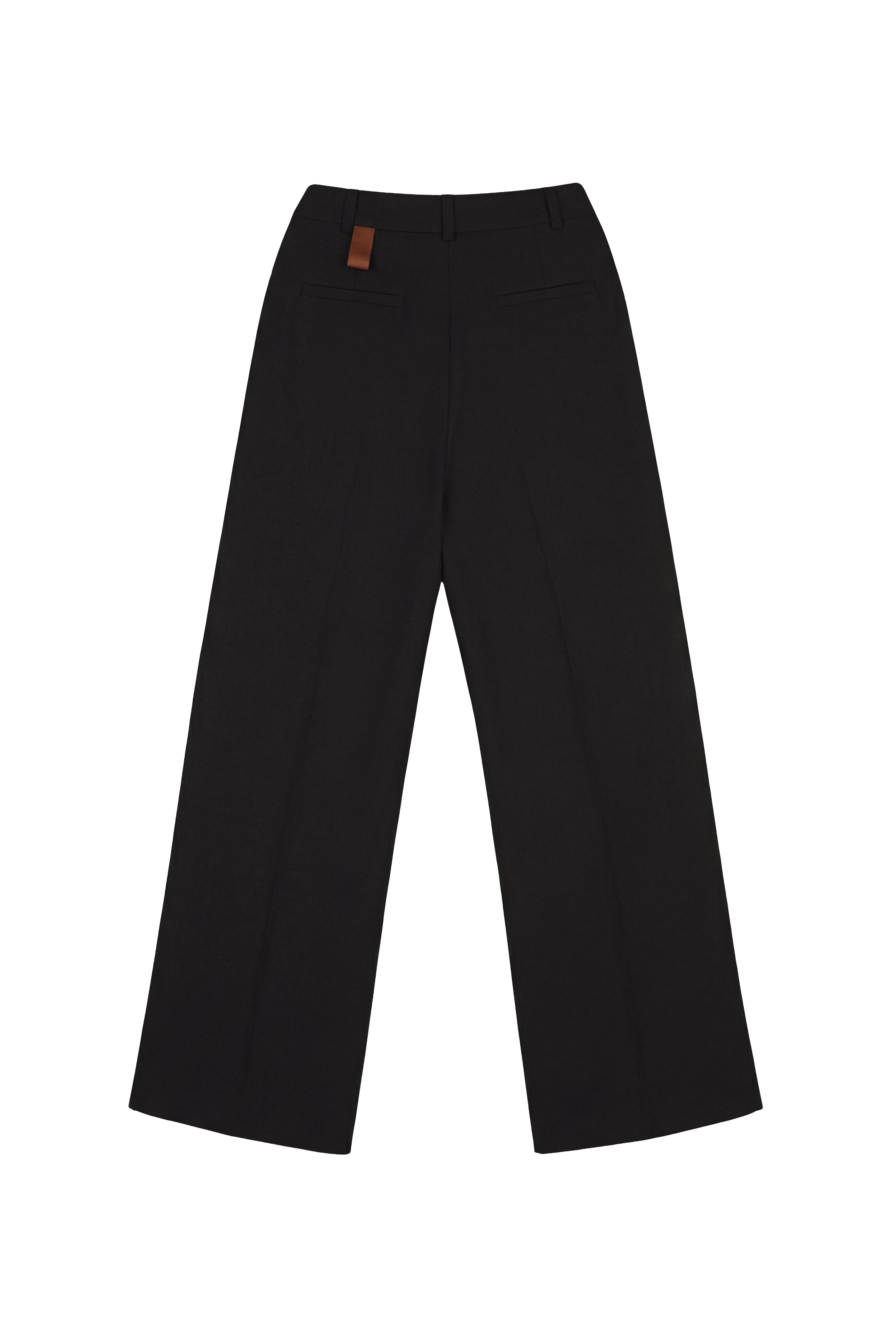 PLISSÉ FOUNDATION TROUSER MIDNIGHT