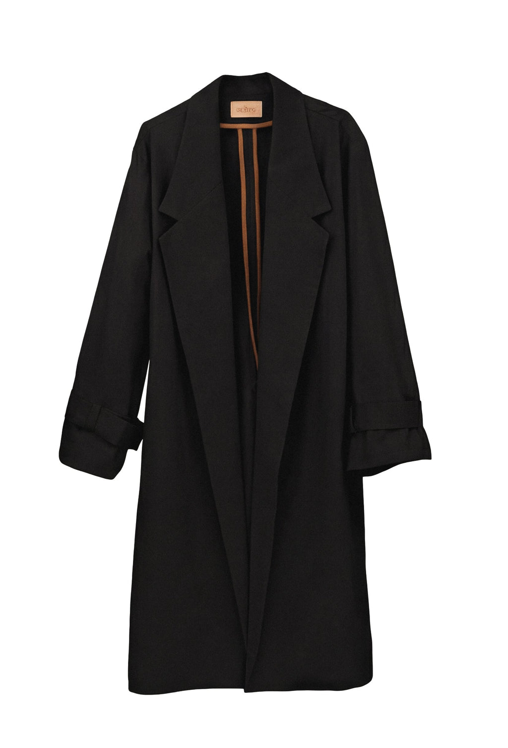 Statement Coat Midnight - look editorial, abrigo azul medianoche Ochre