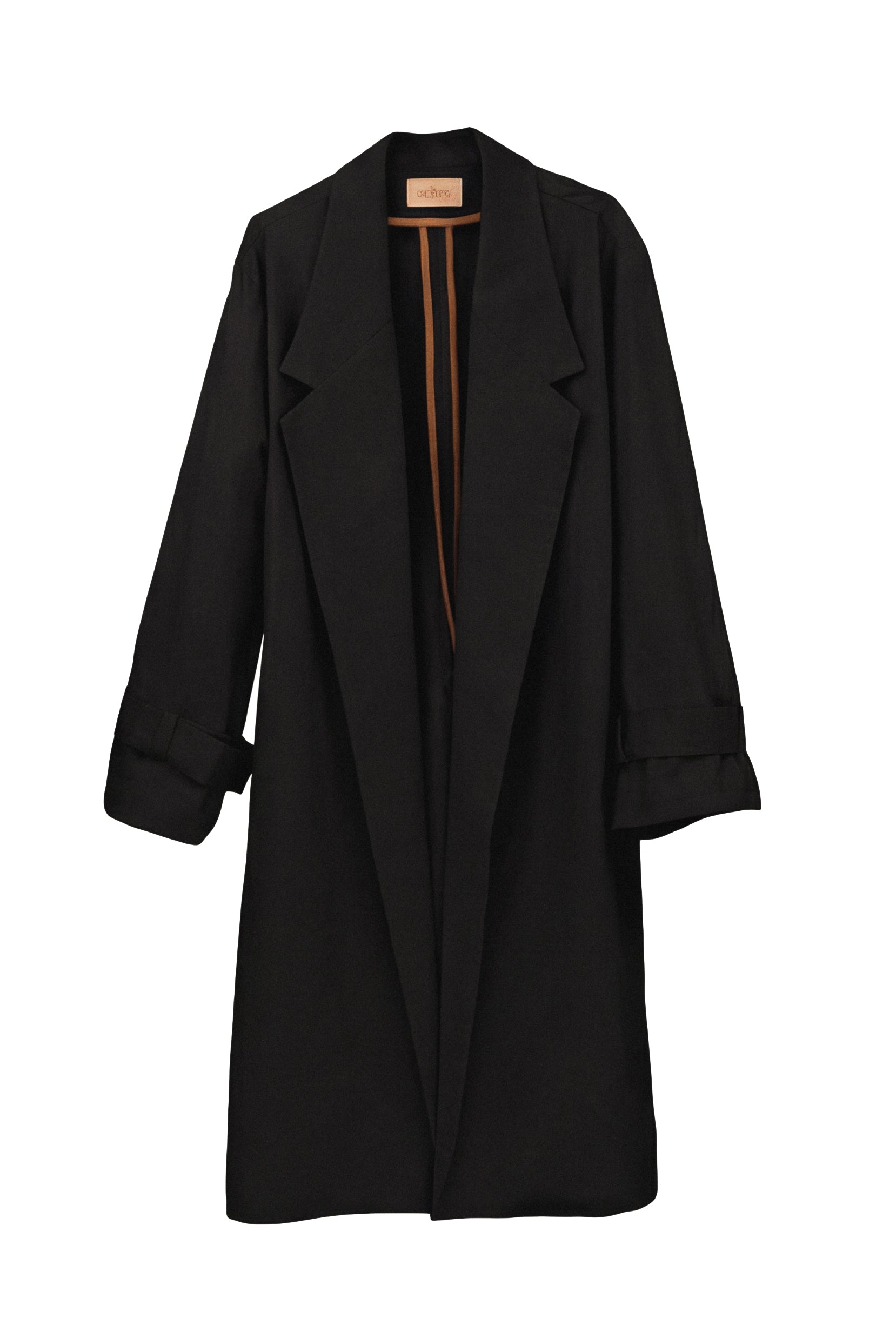 Statement Coat Midnight - look editorial, abrigo azul medianoche Ochre